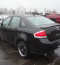 ford focus 2008 black sedan ses gasoline 4 cylinders front wheel drive automatic 60443