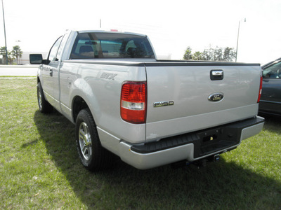 ford f 150 2008 silver pickup truck stx gasoline 8 cylinders 2 wheel drive automatic 34788