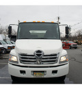 hino 145 2009 white alumi rack diesel automatic with overdrive 07507