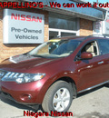 nissan murano 2009 merlot suv s gasoline 6 cylinders all whee drive automatic 14094