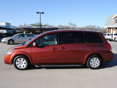 nissan quest 2004 red van 3 5 s gasoline 6 cylinders front wheel drive automatic with overdrive 76087