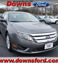 ford fusion 2011 gray sedan sel gasoline 4 cylinders front wheel drive automatic 08753