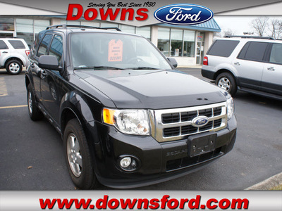 ford escape 2011 black suv xlt flex fuel 6 cylinders all whee drive automatic 08753