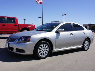 mitsubishi galant 2010 silver sedan fe 4 cylinders automatic 76018