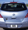 nissan versa 2011 lt  blue hatchback 1 8 s 4 cylinders automatic with overdrive 76018