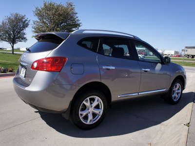 nissan rogue 2011 lt  gray sv gasoline 4 cylinders front wheel drive automatic with overdrive 76018