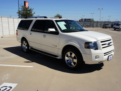 ford expedition el 2007 off white suv limited gasoline 8 cylinders rear wheel drive automatic with overdrive 76108