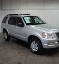 ford explorer 2010 silver suv xlt gasoline 6 cylinders 2 wheel drive automatic with overdrive 76108