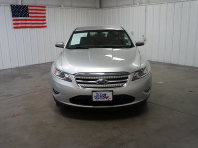 ford taurus 2010 silver sedan sel gasoline 6 cylinders all whee drive automatic 76108