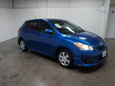 toyota matrix 2009 blue hatchback s gasoline 4 cylinders front wheel drive automatic 76108