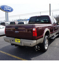 ford f 350 super duty 2010 royal red gold king ranch diesel 8 cylinders 4 wheel drive automatic 07724