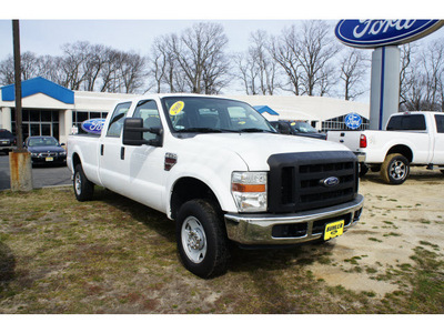 ford f 250 super duty 2008 oxford white xl diesel 8 cylinders 4 wheel drive automatic 07724