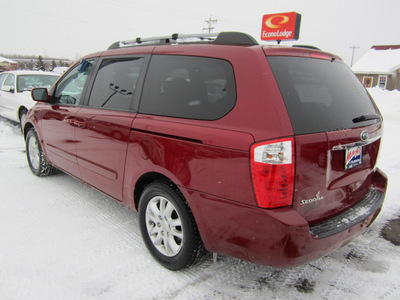 kia sedona 2008 red van ex gasoline 6 cylinders front wheel drive automatic 55811