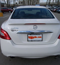 nissan maxima 2011 white sedan 3 5sv gasoline 6 cylinders front wheel drive not specified 46219