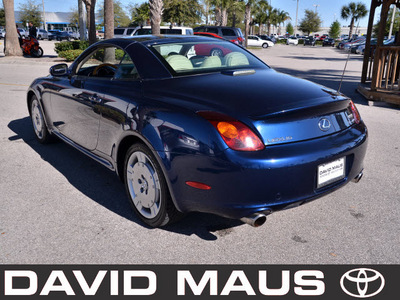 lexus sc 2002 dark blue 430 gasoline 8 cylinders rear wheel drive automatic 32771