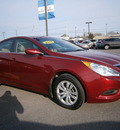 hyundai sonata 2011 red sedan gls gasoline 4 cylinders front wheel drive automatic 13502