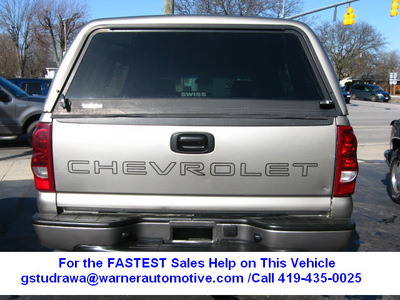 chevrolet silverado 1500 2003 silver pickup truck 4x4 long bed 8 cylinders automatic 45840