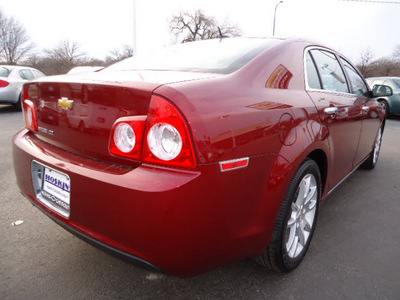 chevrolet malibu 2010 red sedan ltz 4 cylinders automatic 60007