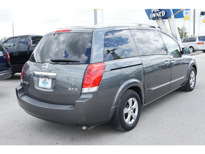 nissan quest 2007 gray van 3 5 6 cylinders automatic 77388