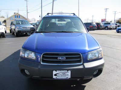 subaru forester 2004 blue suv x gasoline 4 cylinders all whee drive automatic 45324