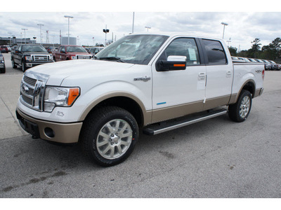 ford f 150 2012 white king ranch 6 cylinders automatic with overdrive 77388