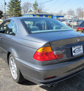 bmw 3 series 2001 gray coupe 330ci 6 cylinders automatic 45324