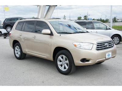 toyota highlander 2008 tan suv 6 cylinders automatic 77388