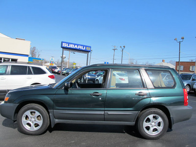 subaru forester 2004 dk  green suv x 4 cylinders automatic 45324