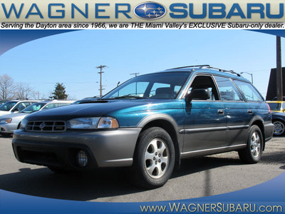 subaru legacy 1999 green wagon outback 4 cylinders automatic 45324