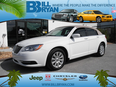 chrysler 200 2012 white sedan touring flex fuel 6 cylinders front wheel drive automatic 34731