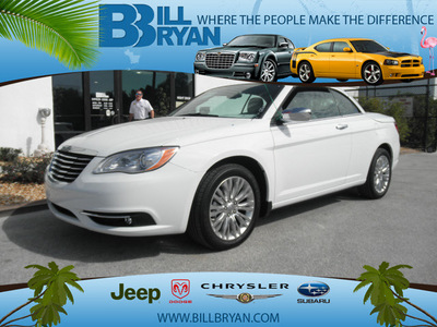 chrysler 200 convertible 2012 white limited 6 cylinders automatic 34731