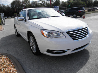 chrysler 200 convertible 2012 white limited 6 cylinders automatic 34731
