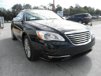 chrysler 200 convertible 2012 black limited flex fuel 6 cylinders front wheel drive automatic 34731