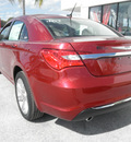 chrysler 200 2012 cherry red sedan touring flex fuel 6 cylinders front wheel drive automatic 34731