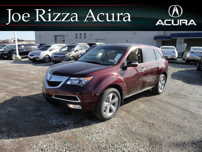 acura mdx 2012 dk  red suv tech ent awd 6 cylinders automatic with overdrive 60462
