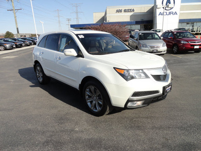 acura mdx 2010 white suv tech awd 6 cylinders automatic with overdrive 60462