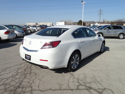acura tl 2012 white sedan 6 cylinders automatic with overdrive 60462