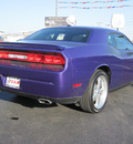 dodge challenger 2010 purple coupe r t gasoline 8 cylinders rear wheel drive automatic 46410