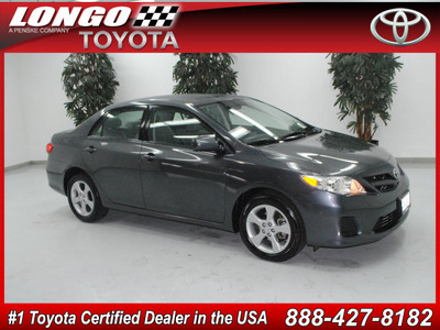 toyota corolla 2011 gray sedan le gasoline 4 cylinders front wheel drive automatic 91731