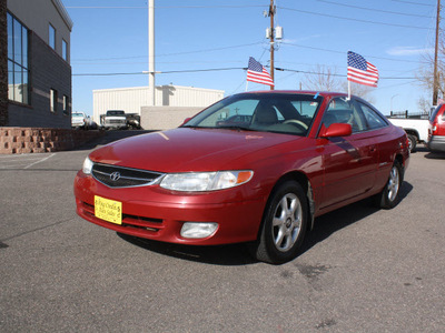 toyota camry solara 2000 red coupe sle v6 6 cylinders automatic with overdrive 80229