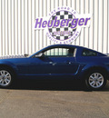 ford mustang 2007 vista blue coupe v6 premium 6 cylinders automatic 80905