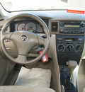 toyota corolla 2007 impulse red sedan ce 4 cylinders automatic 80905