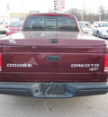 dodge dakota 2003 dk  red pickup truck gasoline 6 cylinders rear wheel drive automatic with overdrive 62863