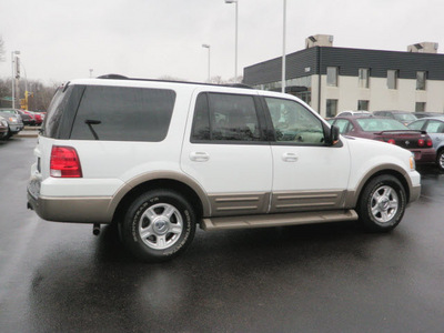ford expedition 2004 white suv eddie bauer navi dvd gasoline 8 cylinders 4 wheel drive automatic with overdrive 55124