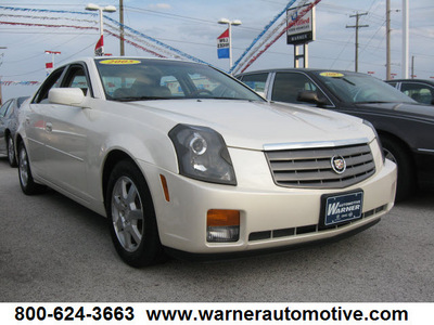 cadillac cts 2005 white sedan 6 cylinders automatic 45840