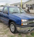 chevrolet silverado 1500 2004 blue pickup truck 6 cylinders automatic 77379