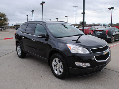 chevrolet traverse 2012 black lt gasoline 6 cylinders all whee drive automatic 76087