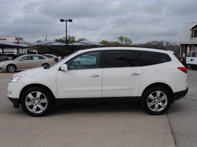 chevrolet traverse 2012 white ltz gasoline 6 cylinders all whee drive automatic 76087