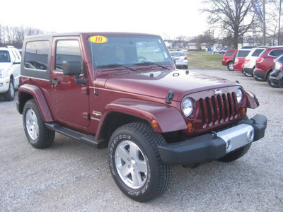 jeep wrangler 2010 red suv sahara gasoline 6 cylinders 4 wheel drive automatic 62863