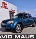 nissan frontier 2004 blue xe 4x4 gasoline 6 cylinders 4 wheel drive automatic 32771